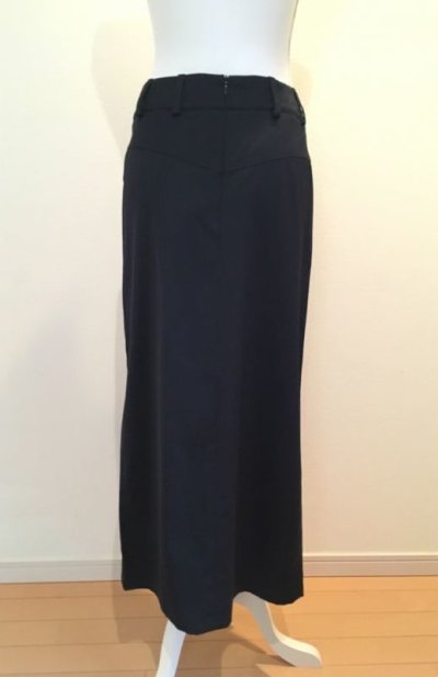 画像5: タックデザインサテン　ロングスカート