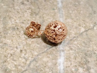 画像3: ピンクゴールドボールピアス コルドバ